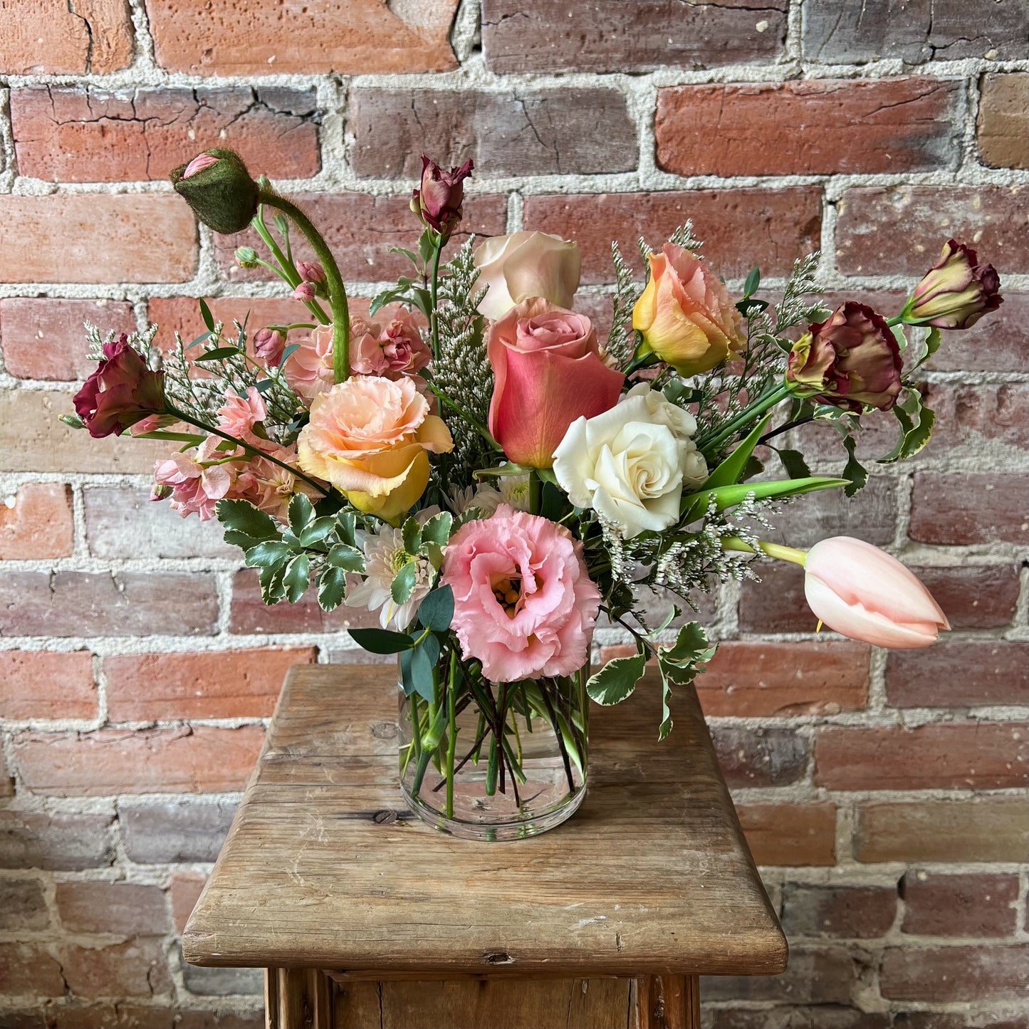 Glass Vase Arrangement